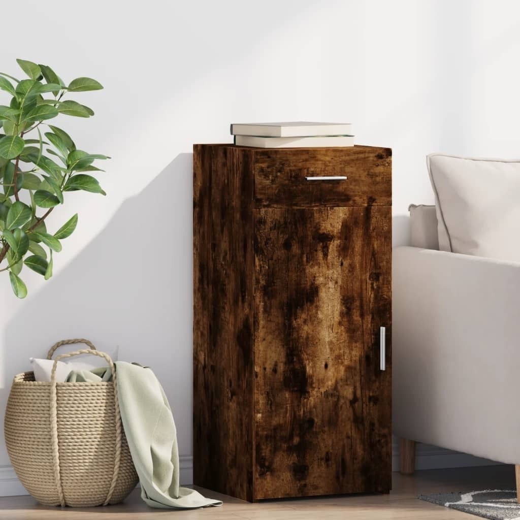Maison Exclusive - Sideboard Räuchereiche 40x42,5x93 cm Holzwerkstoff