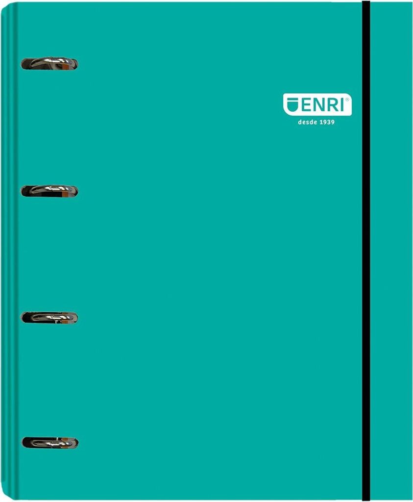 Enri a4 Ordner - 4 Ringe --- blau-grün Farbe
