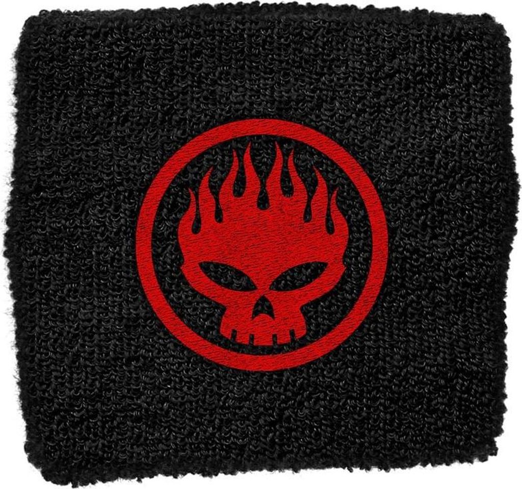 The Offspring Schweißband Unisex Skull Logo schwarz Standard