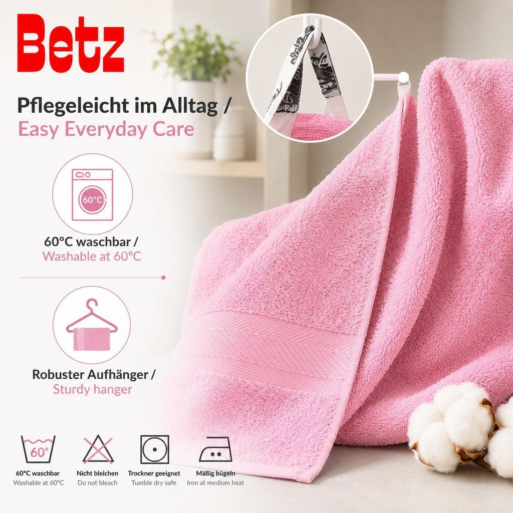 Betz XXL Badetuch PALERMO rose