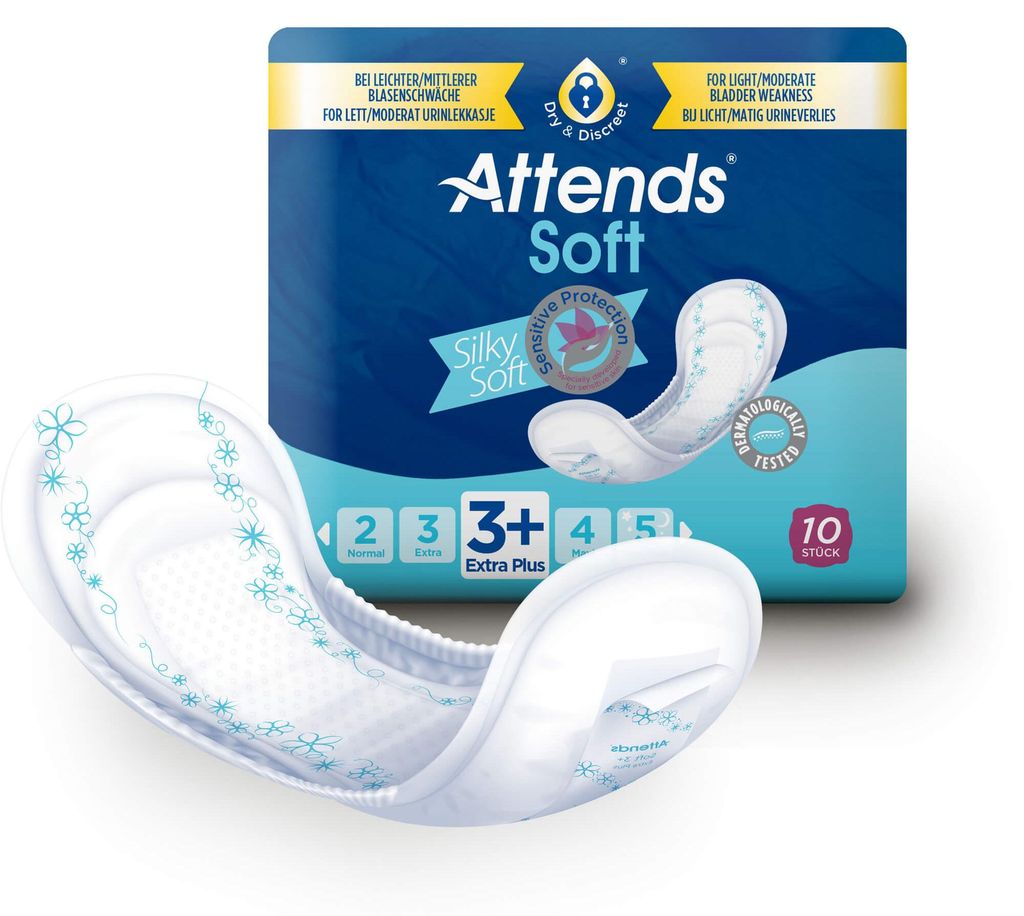 Attends Soft 3+ extra plus, 10 podpasek Zdjęcie produktu 