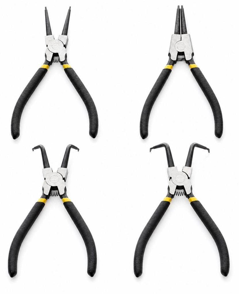 Kraft&Dele KD10323 Seeger-Zange 7" 4tlg Produktbild 