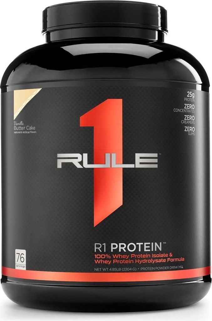 Rule1 R1 Protein Isolate – 2,27 kg Vanilla Butter Cake
