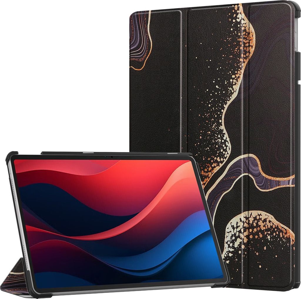 Schutzhülle für Lenovo Tab M11 11" (2024) Hülle TB-330FU TB-330XU Smart Cover Case Schutz Hülle Etui Standfunktion Wake Up & Sleep - Schwarz Ma...