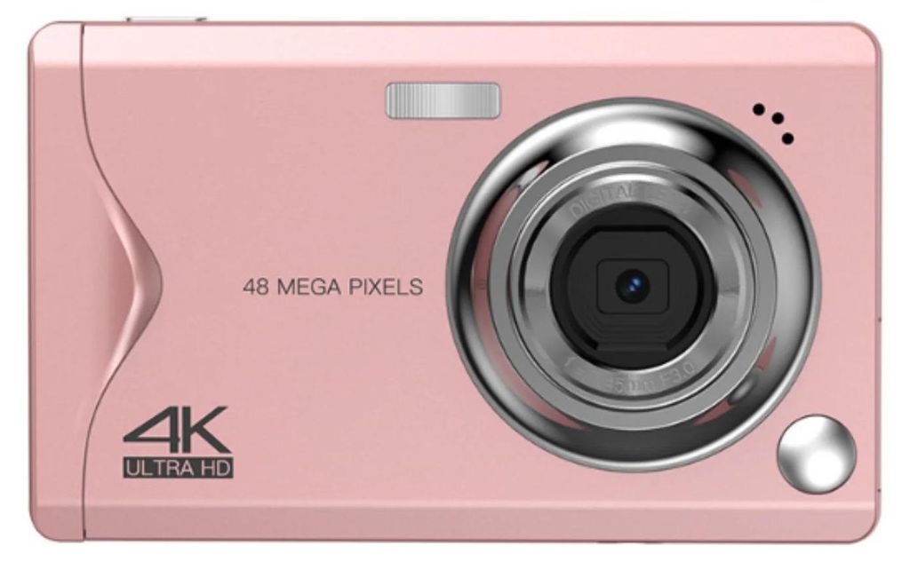 4K Digitalkamera - Kompaktkamera - 48 MP - 7,6 cm Display - 16x Digitalzoom - Autofokus & Vlog - 800 mAh Akku - 0,79 cm Sensor