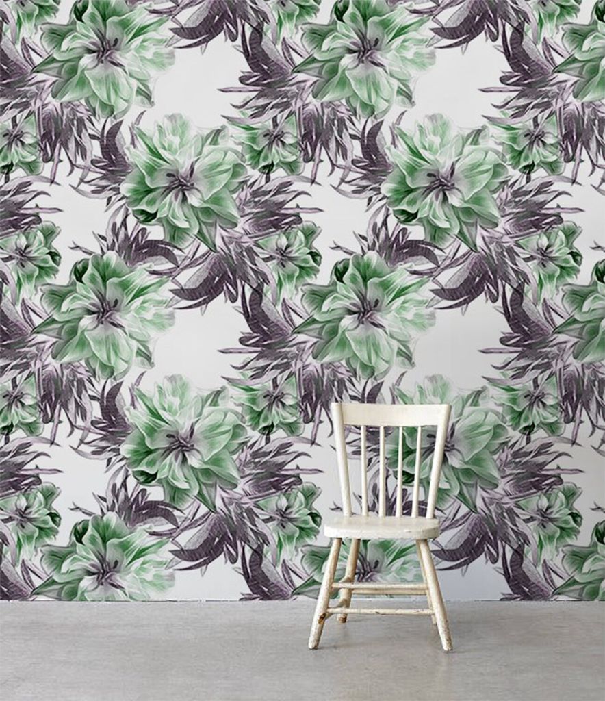 Coloray Fototapete 360x250 cm Latextapete Magicstick - Blumenzauberblumen