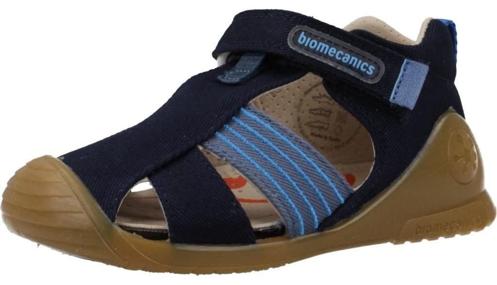 Baby-Sandalen in Blau mit Klettverschluss für den Sommer, Serie 252175B
