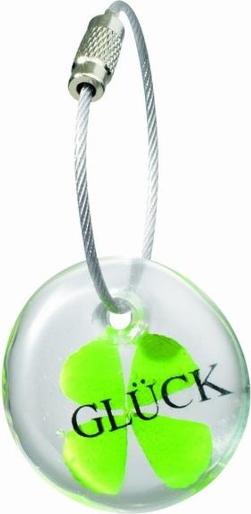 Blumenschlüsselanhänger "Glück" Produktbild 