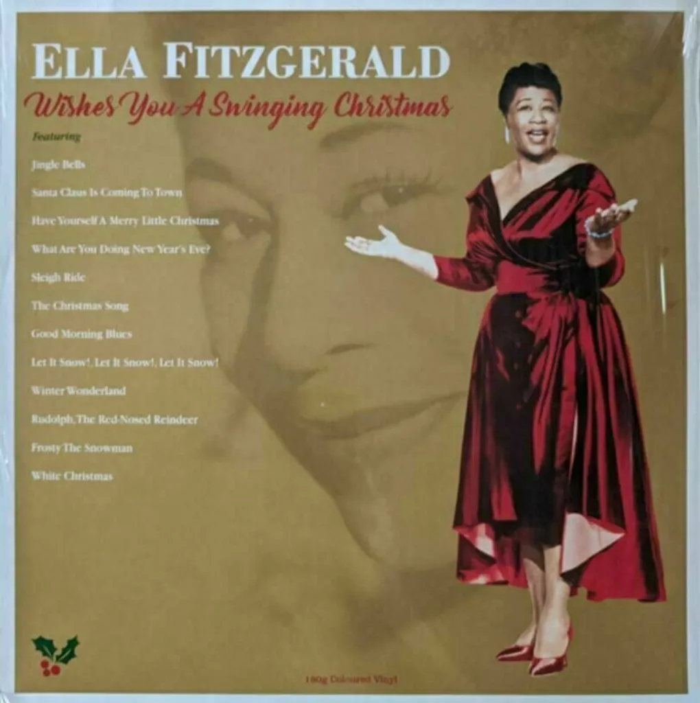 Vinyle LP Ella Fitzgerald Wishes You A Swingin Christmas Album Fêtes