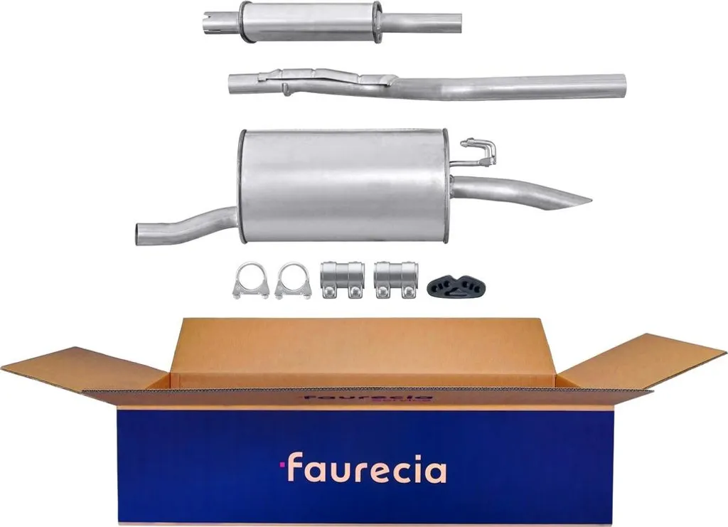 Silencieux arrière FAURECIA - Solution bruit Fiat Punto Aftermarket