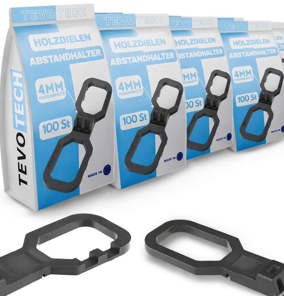 TevoTech Terrassendielen Abstandhalter Distanzhalter 7 mm WPC Holz 400 Stk.