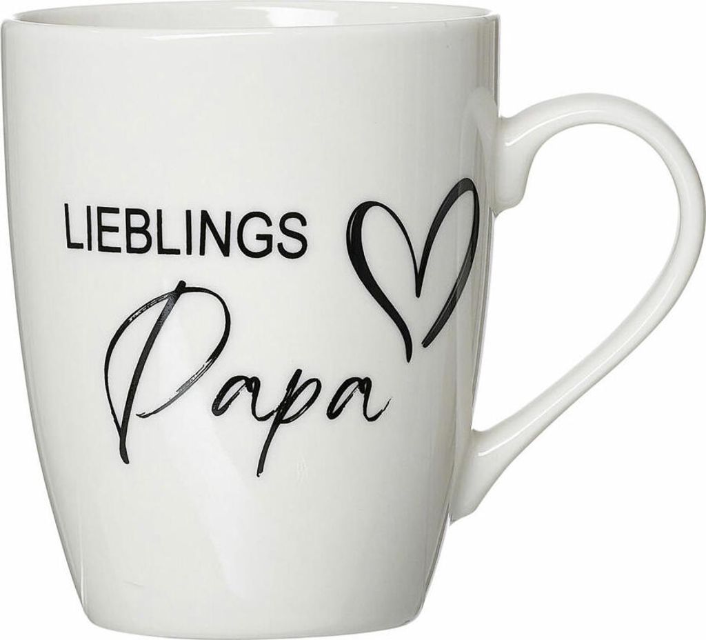 Ritzenhoff & Breker Papa Kaffeebecher, Kaffeetasse, Tasse, Becher, Porzellan, 310 ml, 413656