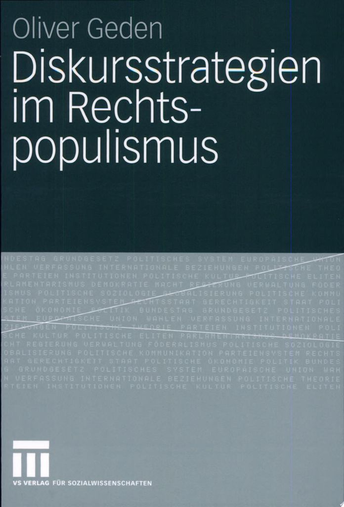 Diskursstrategien im Rechtspopulismus