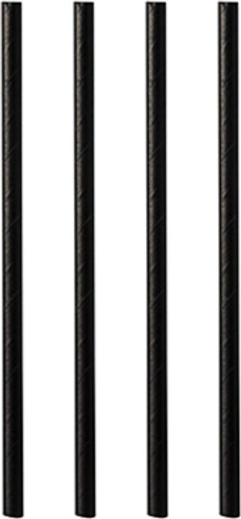 Papstar 87511, Schwarz, Papier, 210 mm, 8 mm, 100 Stück(e), Polybag