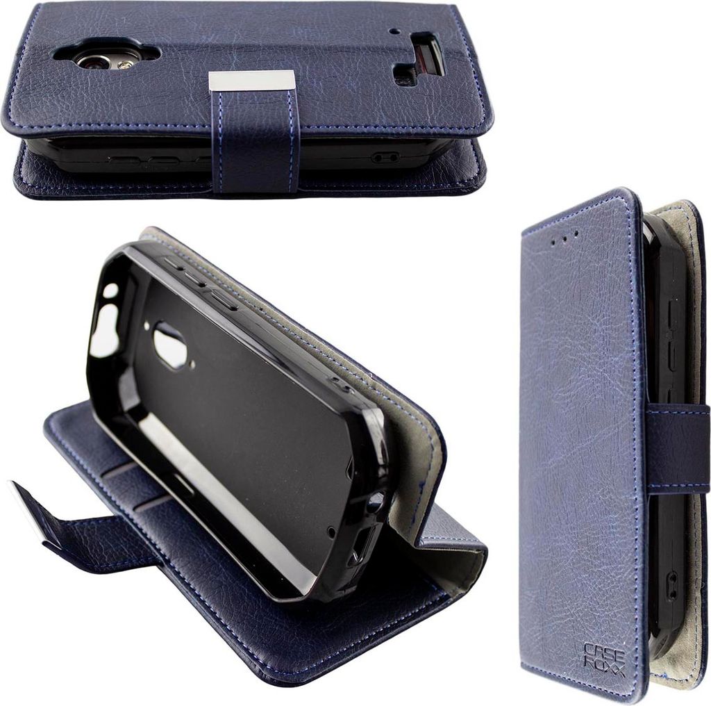 caseroxx Handy Hülle Tasche kompatibel mit Unihertz Atom L / XL Bookstyle-Case Wallet Case