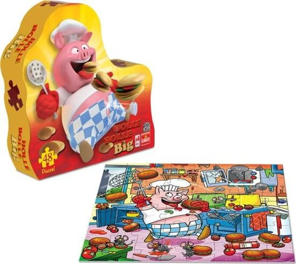 Puzzle Goliath 48 pièces - Porcelet Convexe Creux Enfant dès 4 Ans