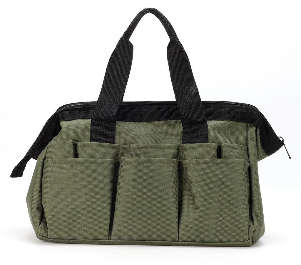 Gartengeräte-Tasche Gartengeräte-Organizer mit mehreren Taschen Strapazierfähiges 600D-Oxford-Gewebe Regenfest Organizer für Heimwerker-Werkzeu...
