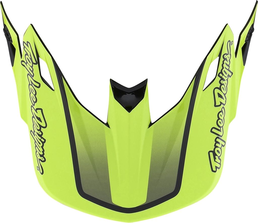 Troy Lee Designs SE5 Helmvisier, Qualifier, glo yellow/black