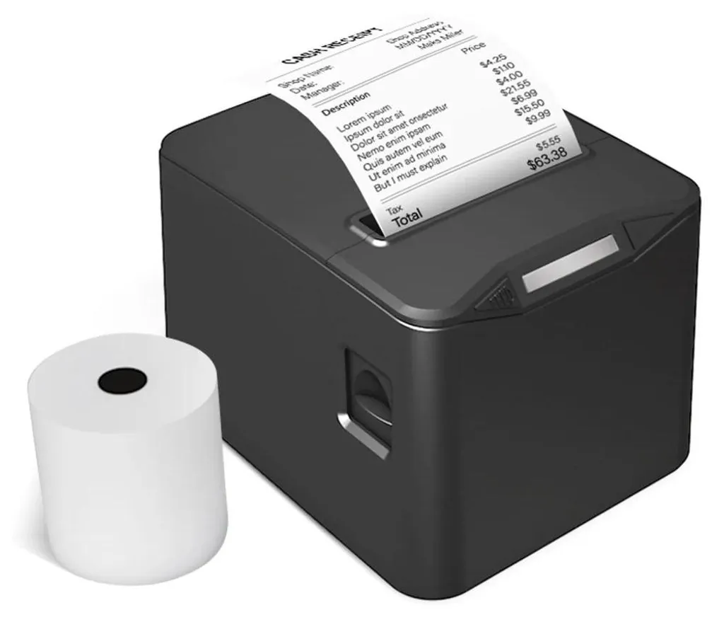 Imprimante Thermique 80mm Anti-Bourrage avec Découpe Automatique USB