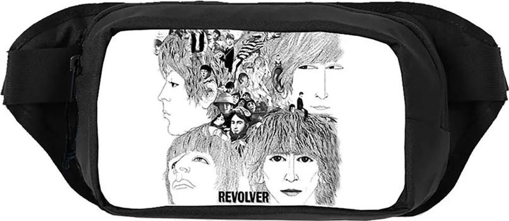 The Beatles - "Revolver" Schultertasche für Herren/Damen Uni RO15251 (Einheitsgröße) (Schwarz)