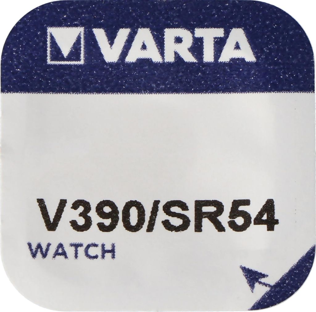 Varta Watch Knopfzelle Silberoxid V 390 1,55V SR 1130 SW Produktbild 