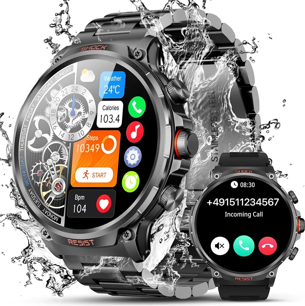 Smartwatch Walkerfit Uomo: Regalo Ideale con Batteria 710mAh e Bluetooth