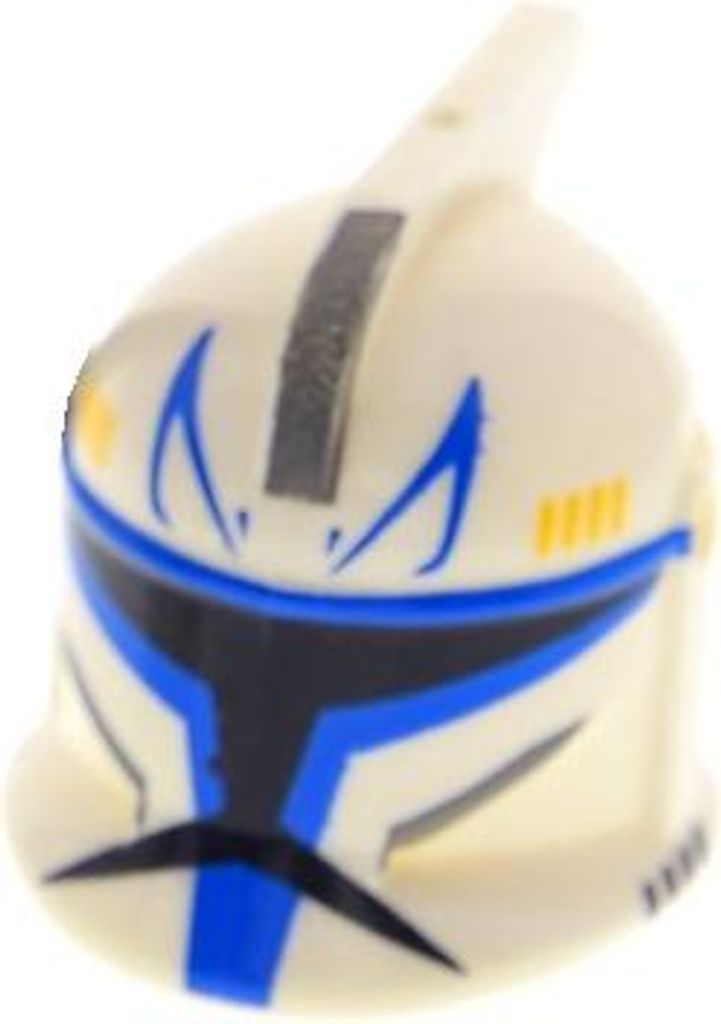 1x Lego Helm Minifigur Star Wars weiß Clone Trooper Captain Produktbild 