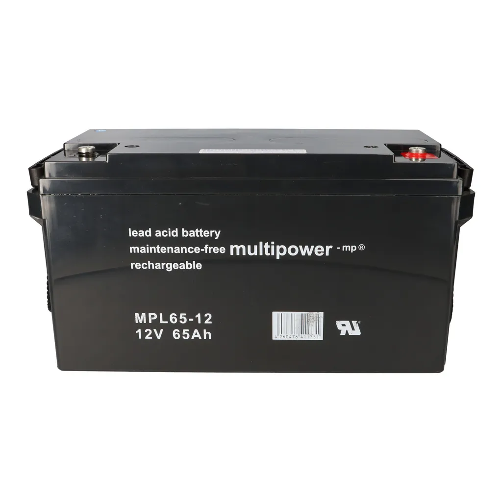 Batterie au plomb Multipower MPL65-12 12V 65Ah pour onduleur ASI - 2