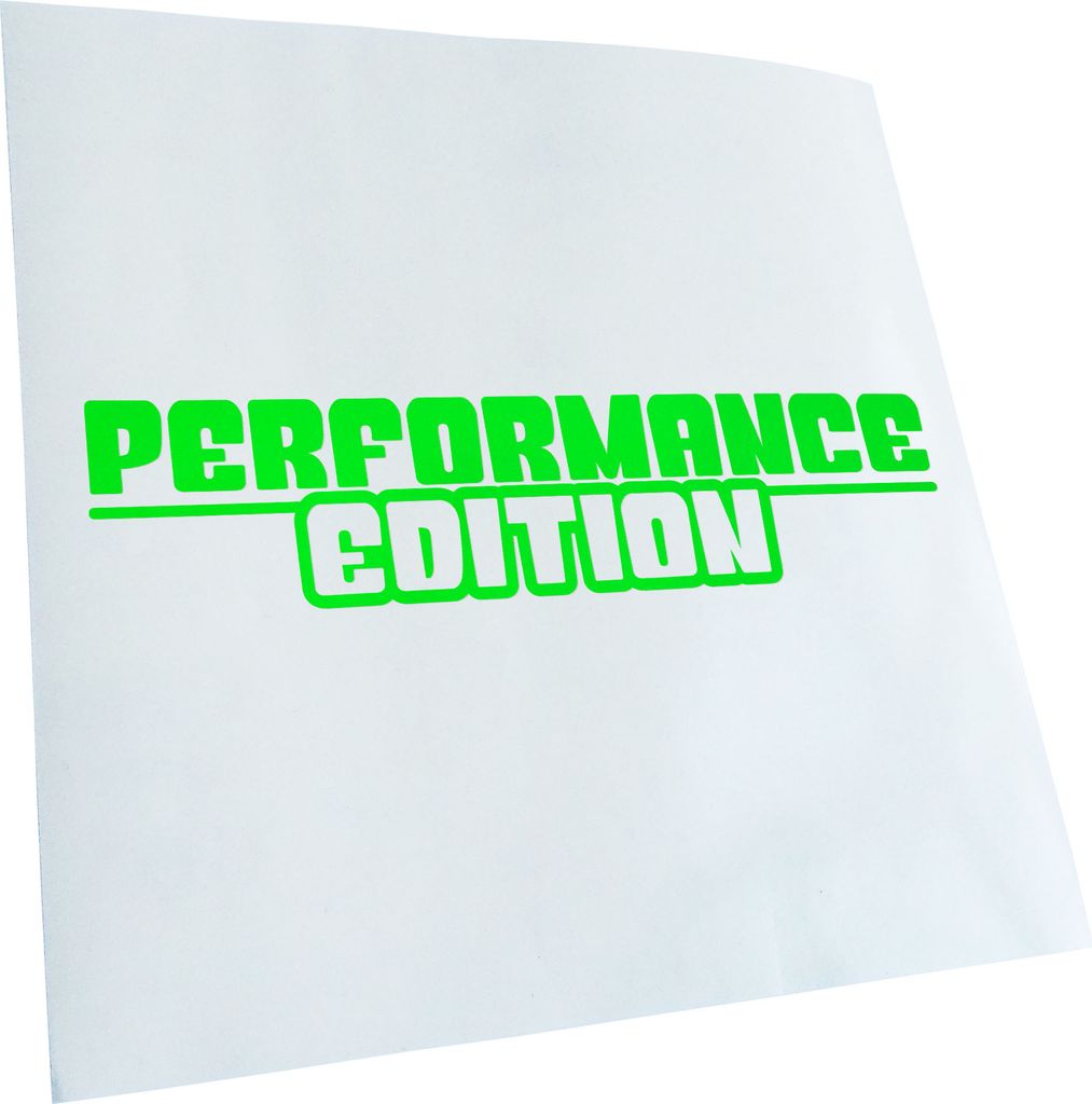 Kiwistar - Autoaufkleber - Performance Edition - Neongrün - 50x13cm - Aufkleber für Auto, Laptop, Fahrrad, LKW, Motorrad Mehrfarbig JDM Decal Racing