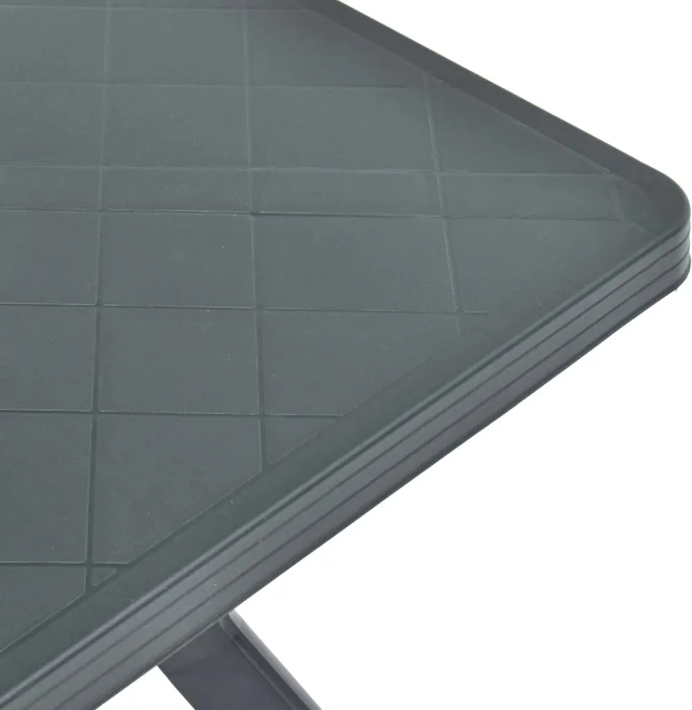 Tavolo da Bar Verde vidaXL 70cm - Arredo per Terrazza e Balcone - 3