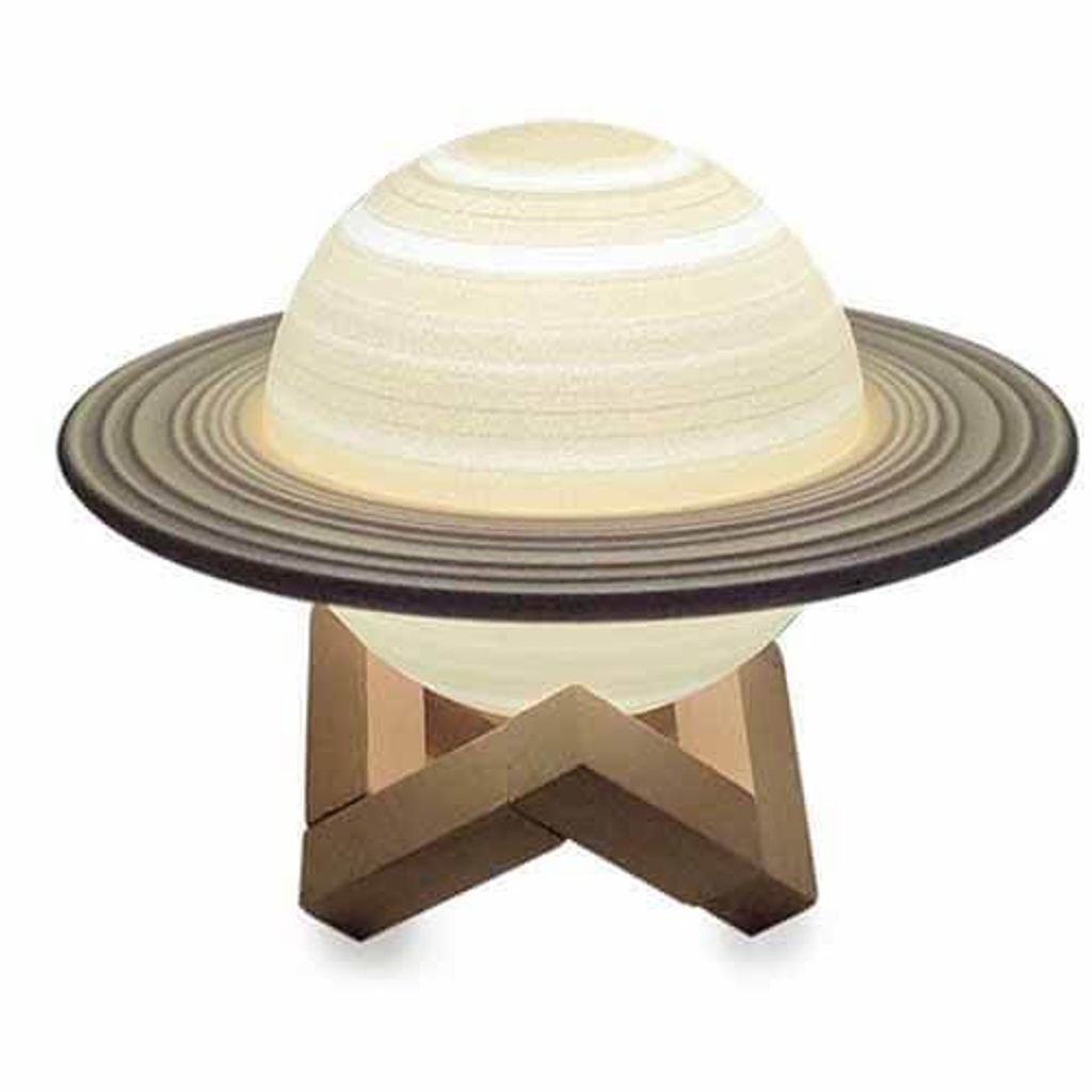 Lampada da notte a forma di Saturno - Moonlamp - 12cm Immagine del prodotto 
