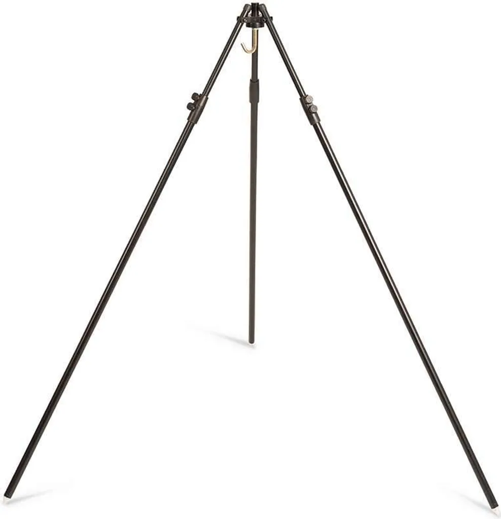 Trakker Weigh Tripod - Support de Pesée Robuste avec Crochet en Acier