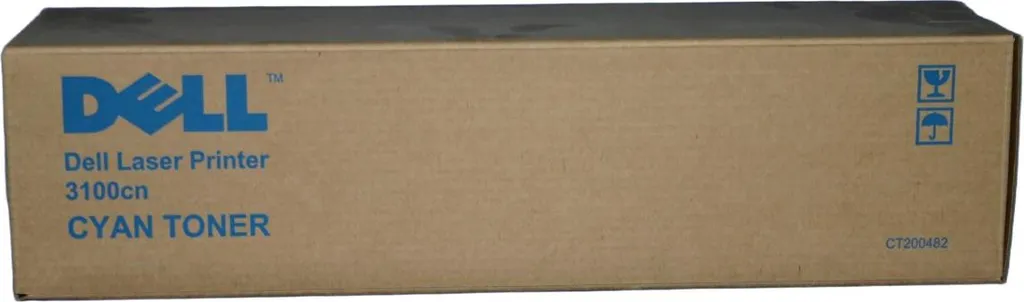 Toner Cyan Dell 593-10061 K4973 pour Imprimante Laser Dell 3100cn