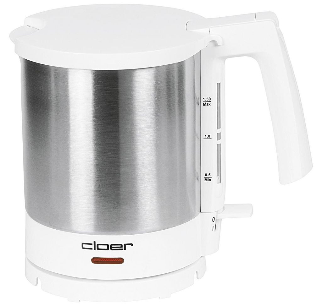 CLOER Bouilloire 4711 1,5 litre 1800Watt blanc/inox Image du produit 