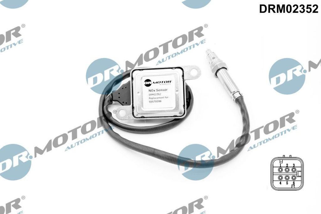 DR.MOTOR AUTOMOTIVE DRM02352 NOx-Sensor NOx-Katalysator vor SCR-Kat für OPEL ZAFIRA TOURER C (P12) für VAUXHALL ZAFIRA Mk III (P12)