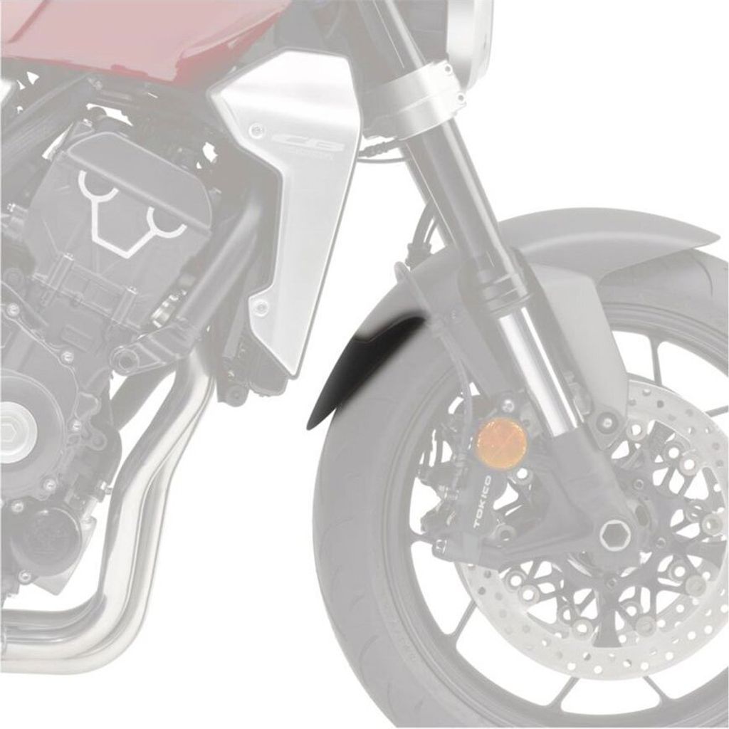 PUIG 0049N Verlängerung des vorderen Schutzblechs passend fuer HONDA CB1000R NEO SPORTS CAFE Schwarz