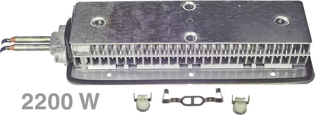 Bauknecht Whirlpool Heizelement, Rippenheizelement mit 2 Temperaturbegrenzern für Trockner - Nr.: 481231018627