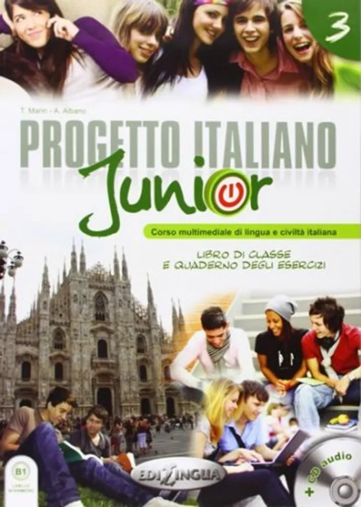 Réussir l'italien B1 Progetto Italiano Junior 3 Livre et Cahier Exercices