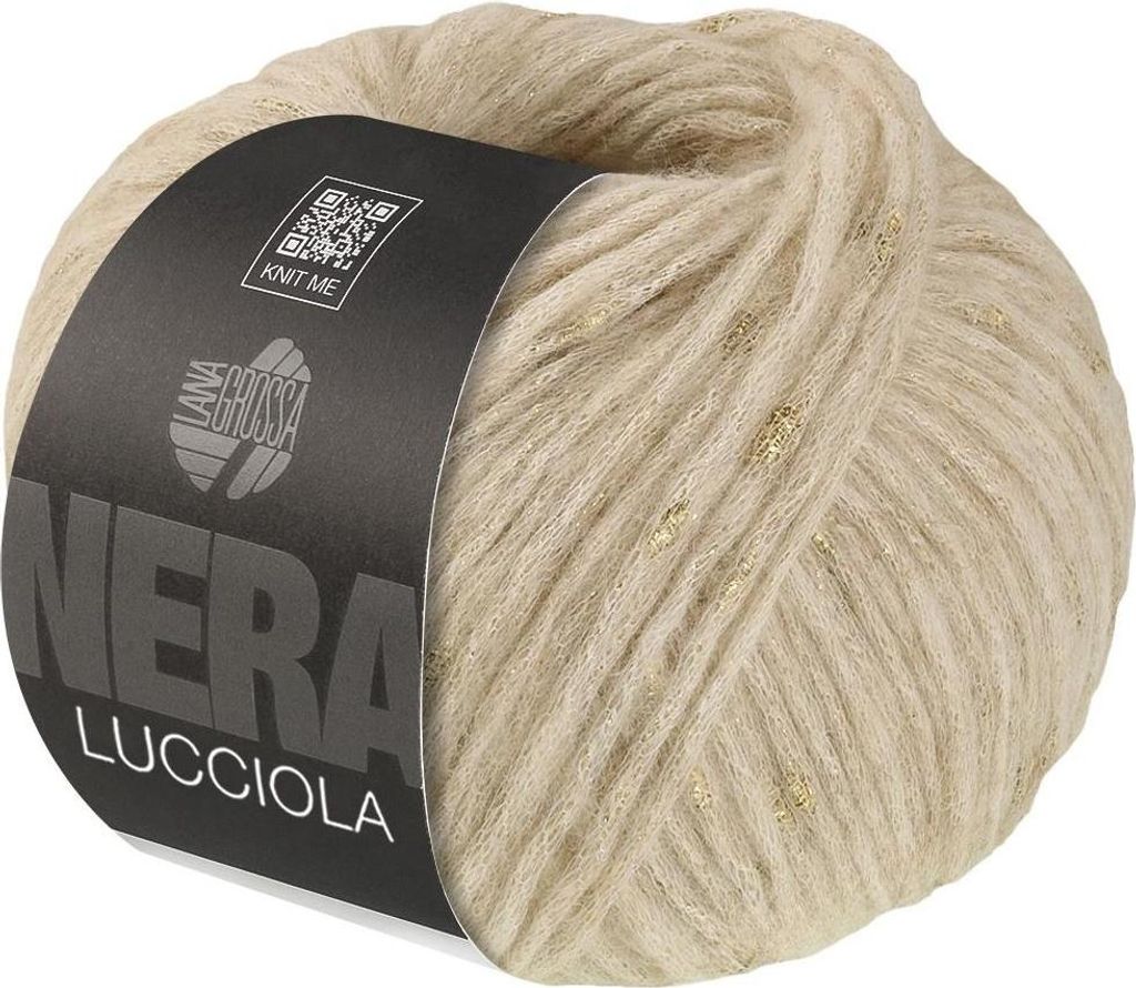 Lana Grossa LUCCIOLA (NERA) 50 g Effektgarn aus Alpaka- und Produktbild 