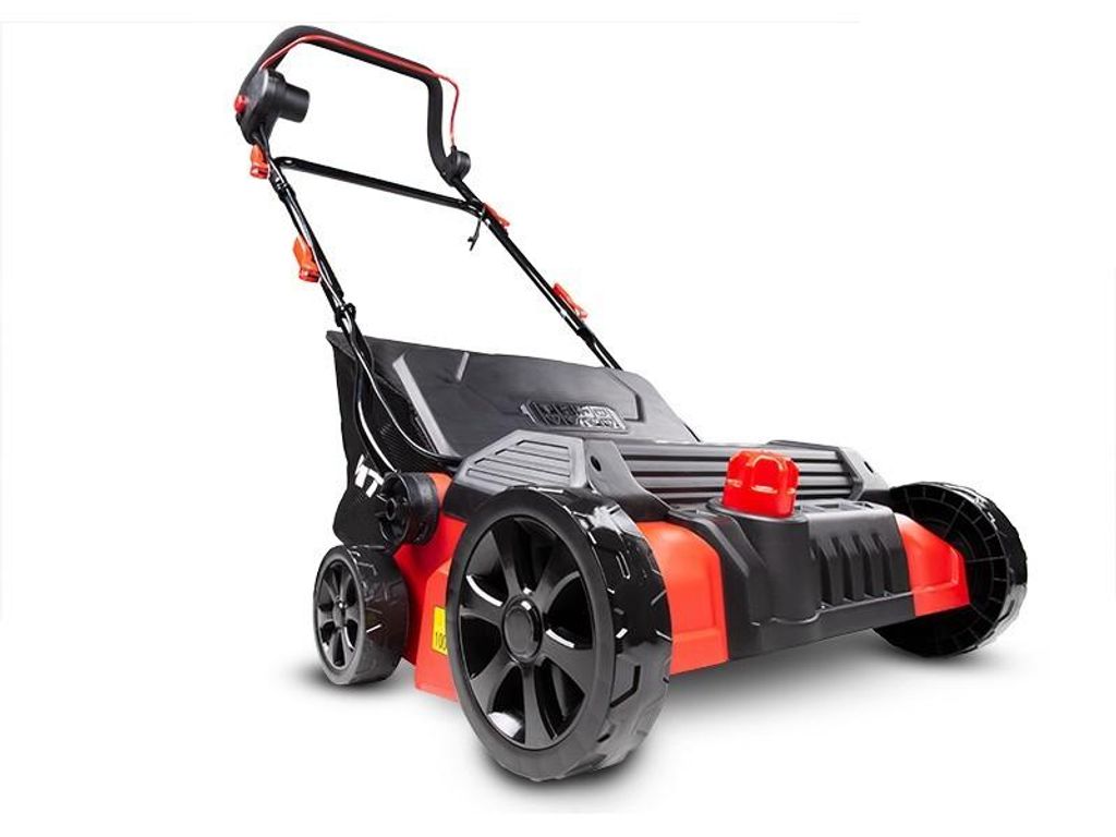 MTF LSE 160 S Elektro Vertikutierer, Rasenlüfter, 1600 W, 34 cm Arbeitsbreite und 5 Stufen Tiefeneinstellung, 45 L Grasfangkorb