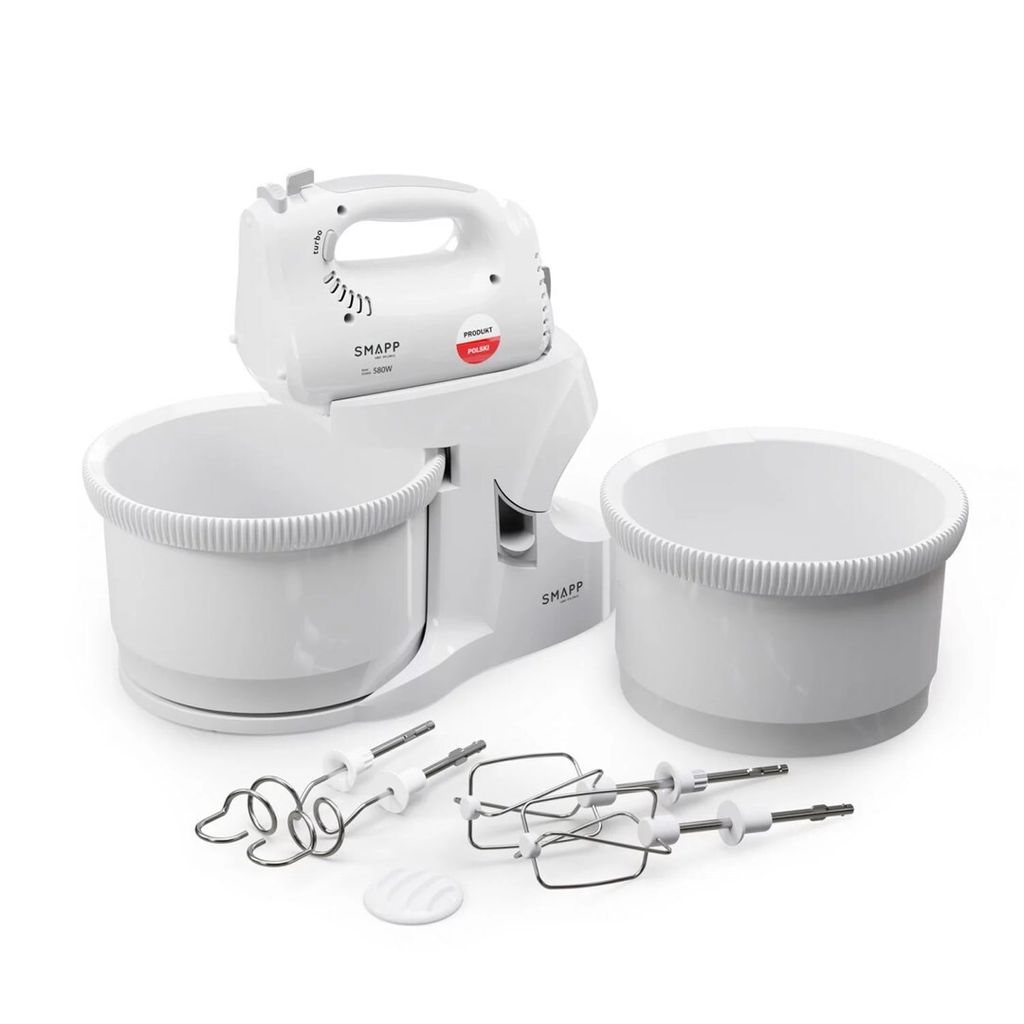 SMAPP Hand Mixer with 2 bowls 451.66 White Produktbild 