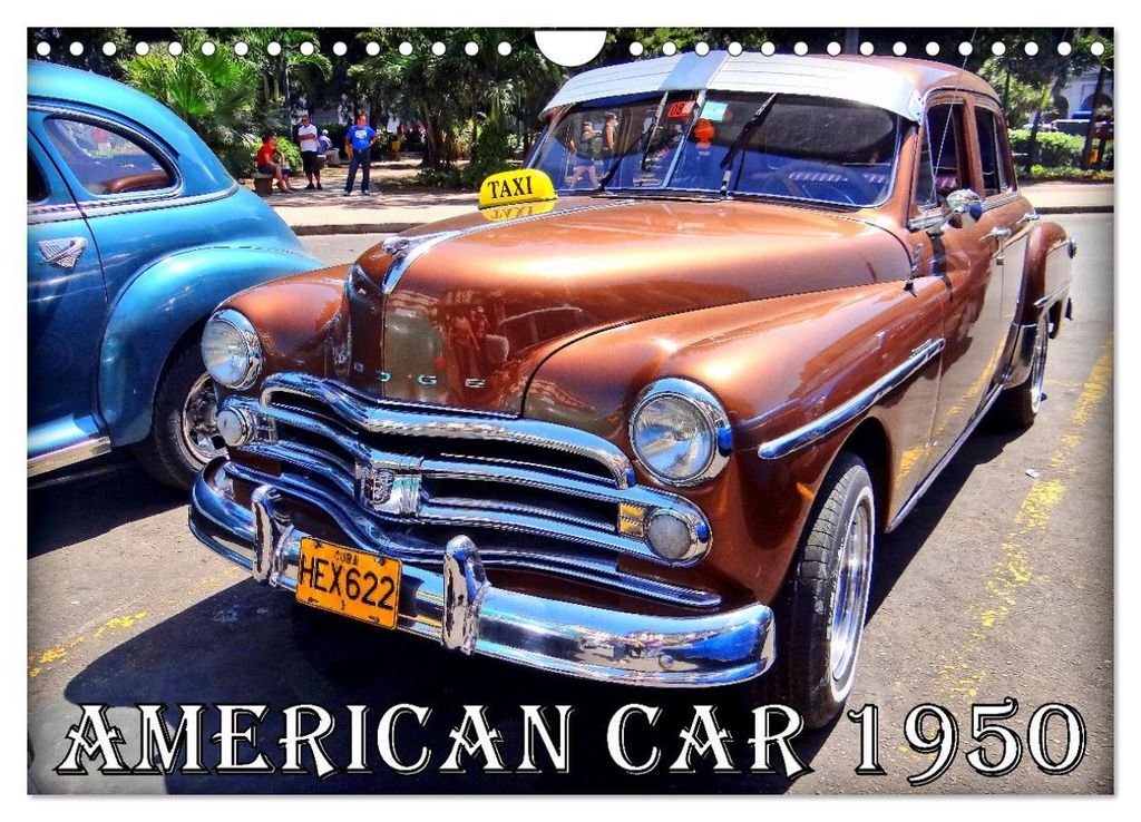AMERICAN CAR 1950 (Wandkalender 2027 DIN A4 quer), CALVENDO Monatskalender
