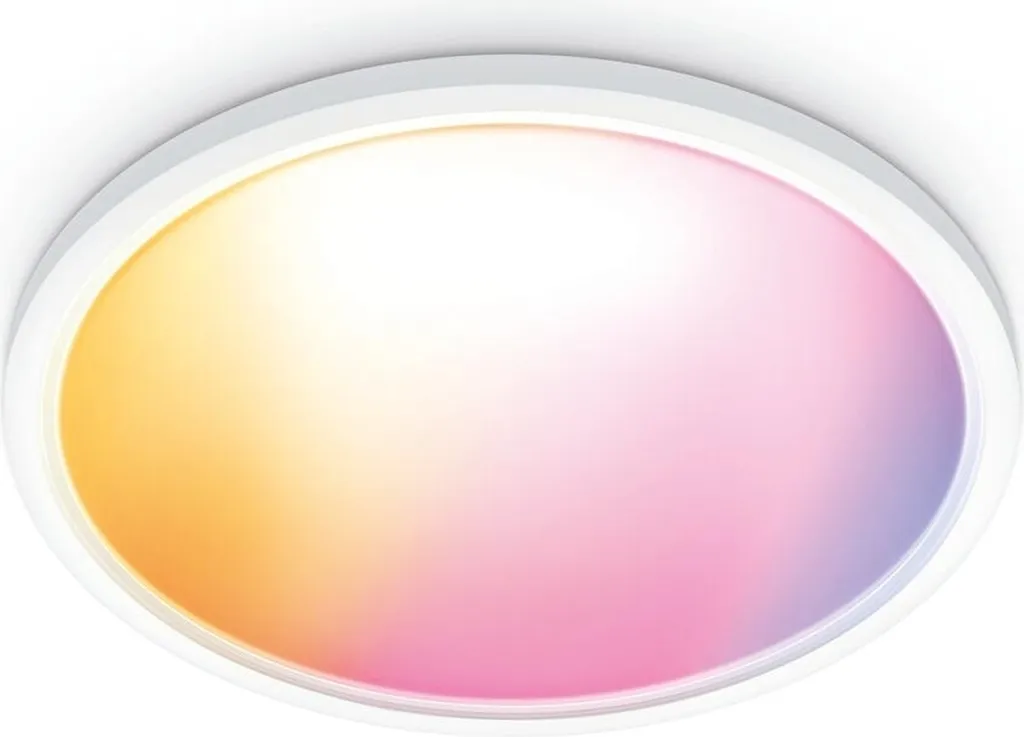 Éclairage Wi-Fi WiZ SuperSlim 32W RGBW : Fini les Plafonds Sombres