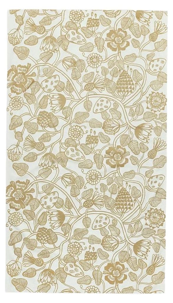 Marimekko Unikko Quadratische Tischdecke aus Baumwolle 140 x 140 cm