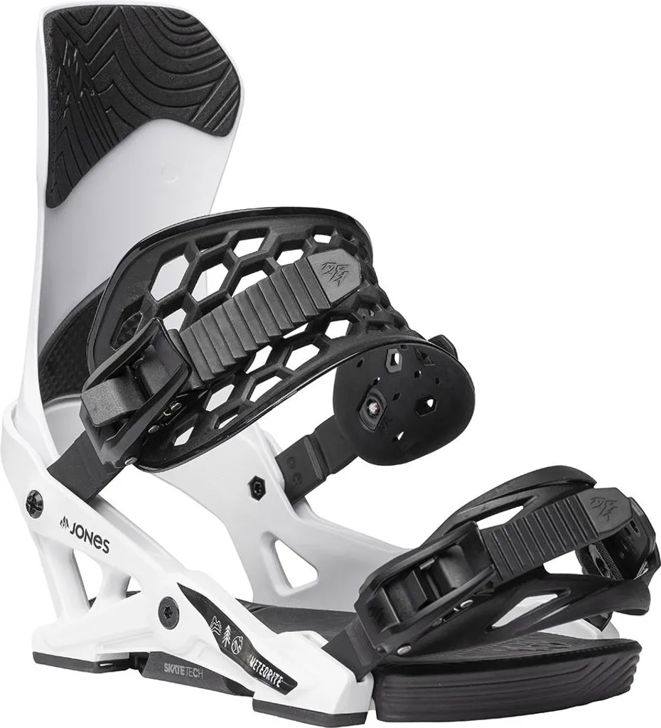 Jones Meteorite Argent M : Fixations Snowboard Skate Tech Confortables