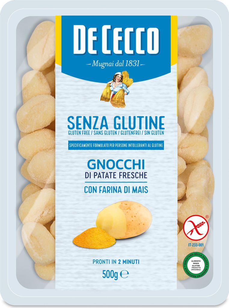 De Cecco glutenfrei Kartoffel Gnocchi 500g Produktbild 