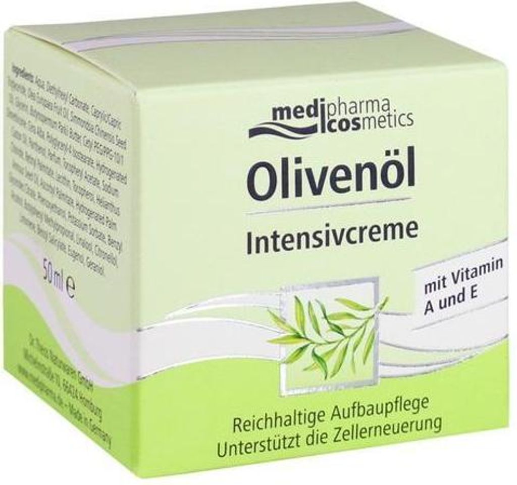 Medipharma Cosmetics Olivenöl Intensivcreme, 50 ml Creme