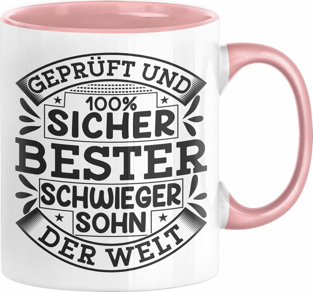 Schwiegersohn Tasse Geschenk Bester Schwiegersohn Der Welt (Rosa)