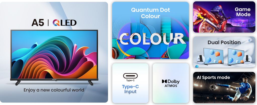 Fernseher 40Zoll Schwarz Full HD Auflösung VIDAA U6 QLED Produktbild 19