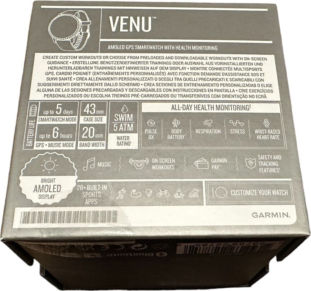 Garmin VENU 010-02173-12 Smartwatch SmartWatch Zdjęcie produktu 14
